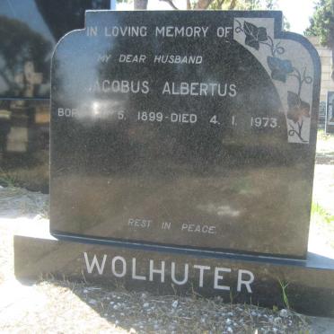 WOLHUTER Jacobus Albertus 1899-1973