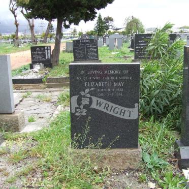 WRIGHT Elizabeth May 1922-1974