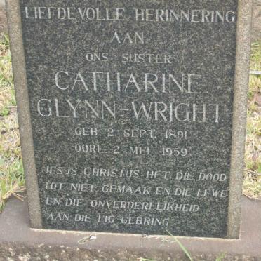 WRIGHT Catharine, GLYNN 1891-1959