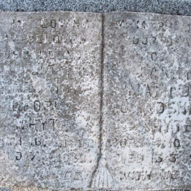 WHYTE Frederick George 1892-1963 &amp; Fanny Mathilda Gardener 1888-1970