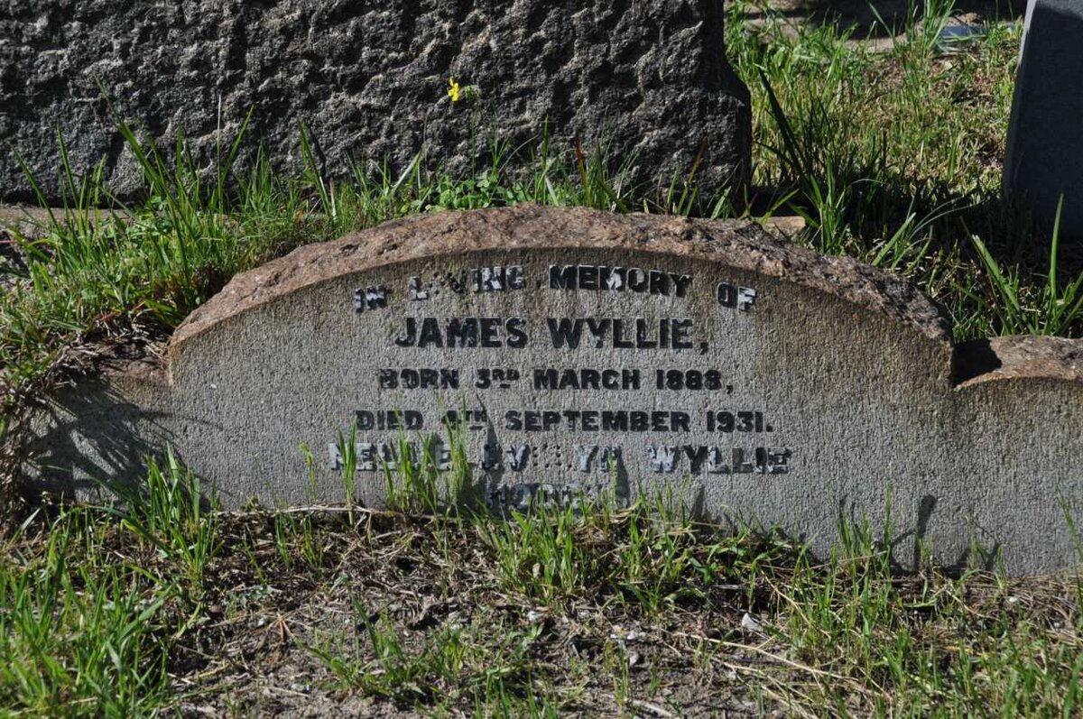 WYLLIE James 1888-1931 &amp; Nellie Evelyn