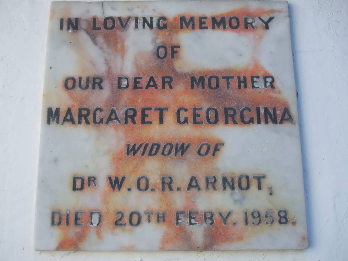 ARNOT Margaret Georgina -1958