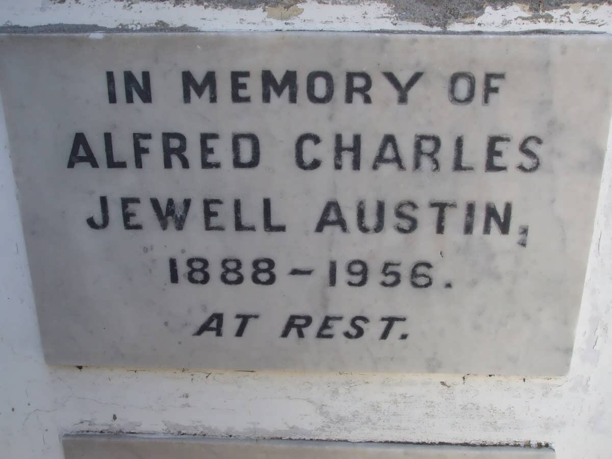 AUSTIN Alfred Charles Jewell 1888-1956
