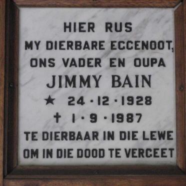 BAIN Jimmy 1928-1987
