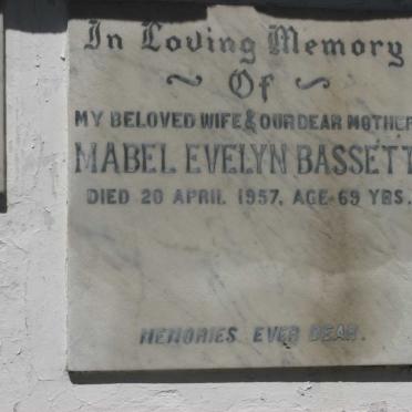 BASSETT Mabel Evelyn -1957