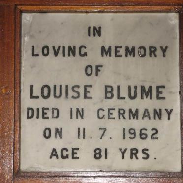 BLUME Louise -1962
