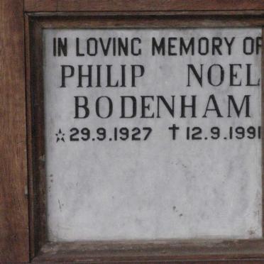 BODENHAM Philip Noel 1927-1991