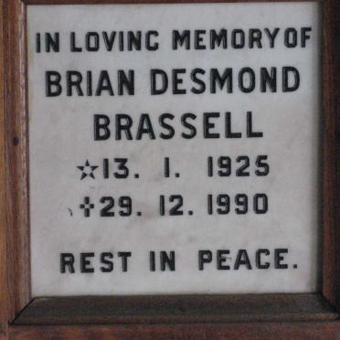 BRASSELL Brian Desmond 1925-1990
