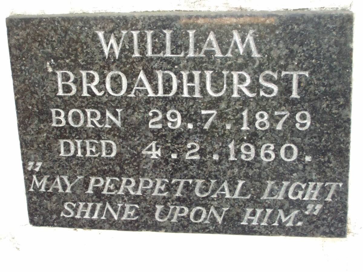 BROADHURST William 1879-1960