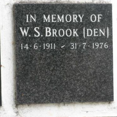BROOK W.S. 1911-1976