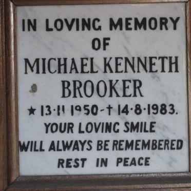 BROOKER Michael Kenneth 1950-1983
