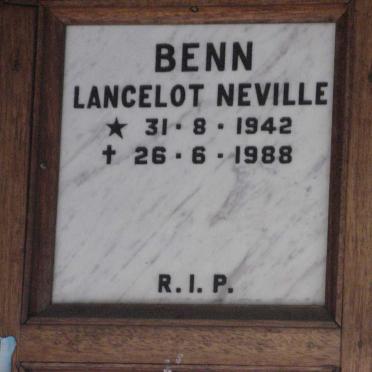 BENN Lancelot Neville 1942-1988