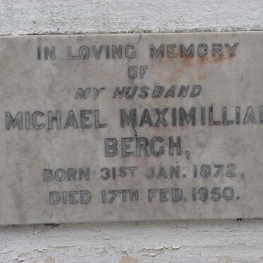 BERGH Michael Maximillian 1872-1950