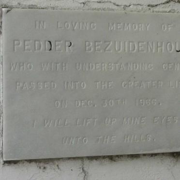 BEZUIDENHOUT Pedder -1966