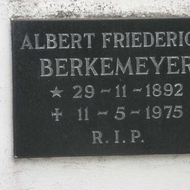 BERKEMEYER Albert Friederich 1892-1975