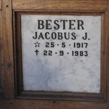 BESTER Jacobus J. 1917-1983