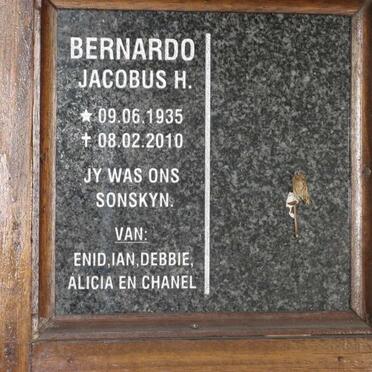 BERNARDO Jacobus H. 1935-2010