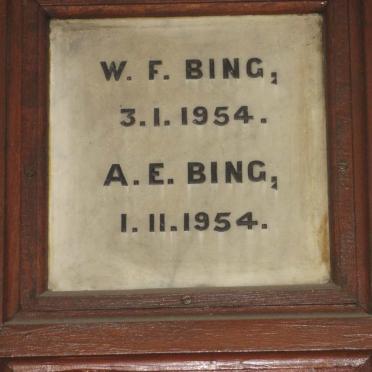 BING W.F. -1954 &amp; A.E. -1954