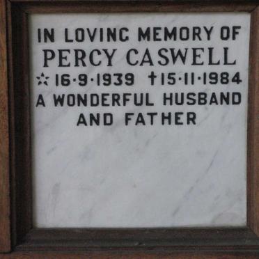 CASWELL Percy 1939-1984