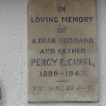 CHEEL Percy E. 1889-1947