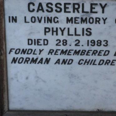 CASSERLEY Phyllis -1983