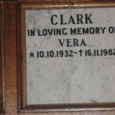 CLARK Vera 1932-1982