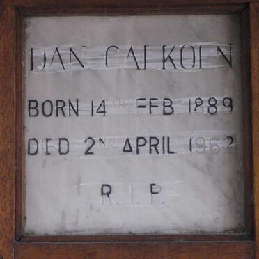 CALKOEN Dan 1889-1962