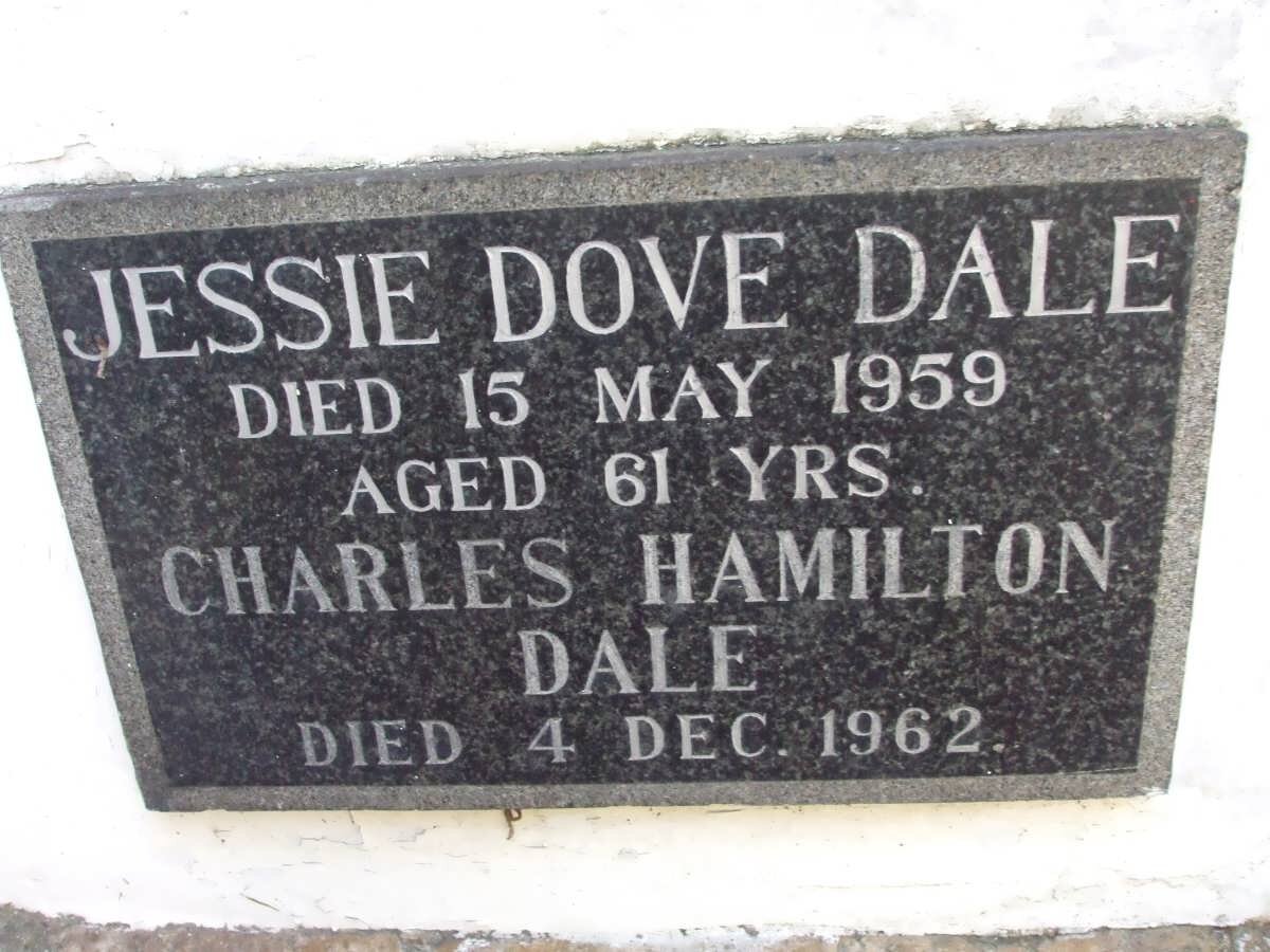 DALE Charles Hamilton -1962 &amp; Jessie Dove -1959