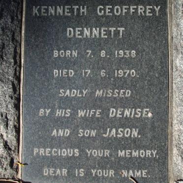 DENNETT Kenneth Geoffrey 1938-1970