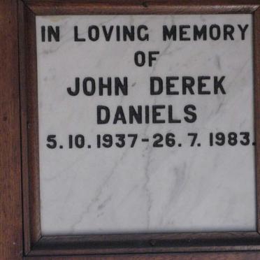 DANIELS John Derek 1937-1983