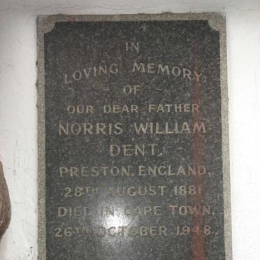 DENT Norris William 1881-1948