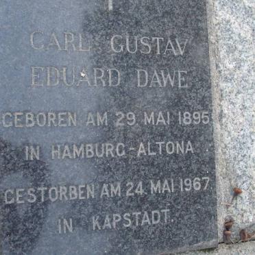 DAWE Carl Gustav Eduard 1895-1967