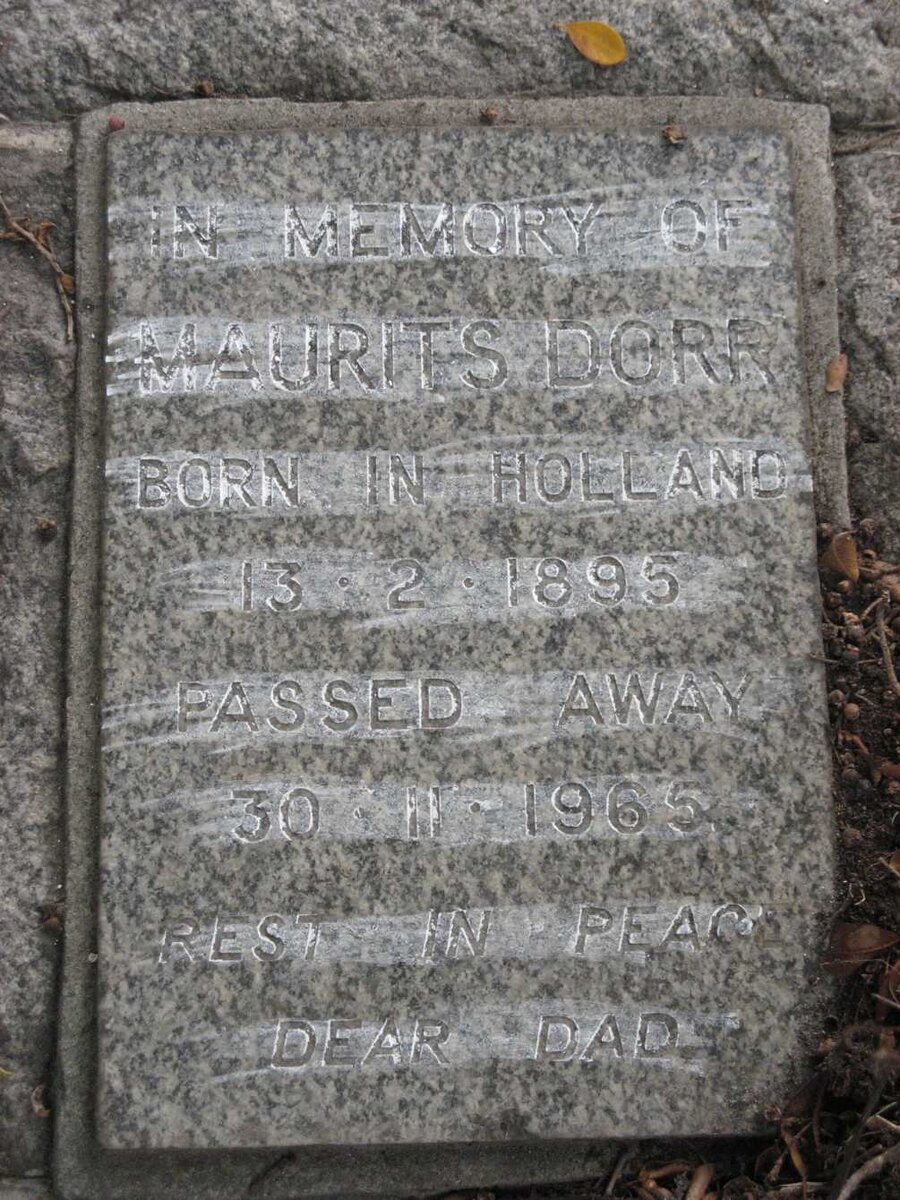 DORR Maurits 1895-1965