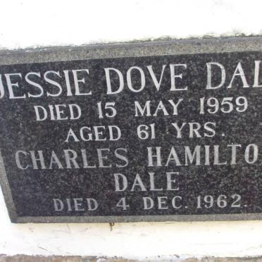 DALE Charles Hamilton -1962 &amp; Jessie Dove -1959