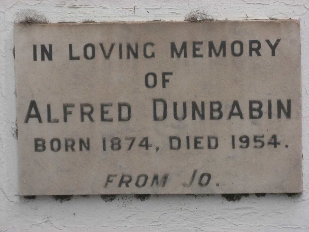 DUNBABIN Alfred 1874-1954