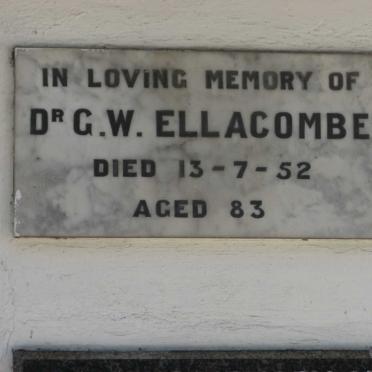 ELLACOMBE G.W. -1952