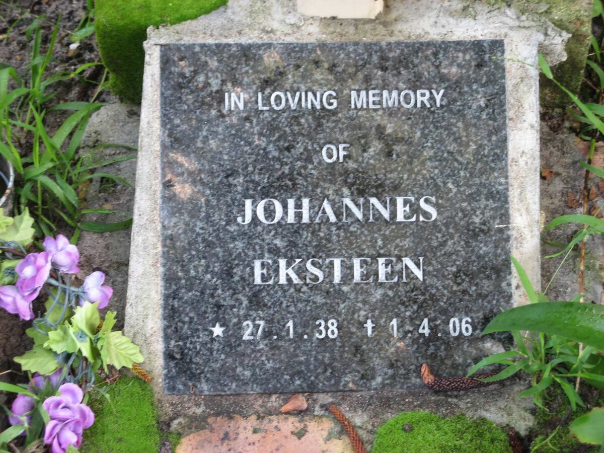 EKSTEEN Johannes 1938-2006