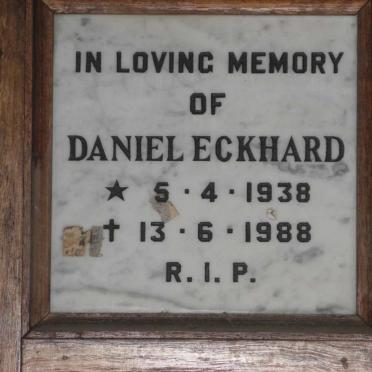 ECKHARD Daniel 1938-1988