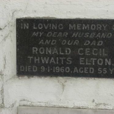 ELTON Ronald Cecil Thwaits -1960