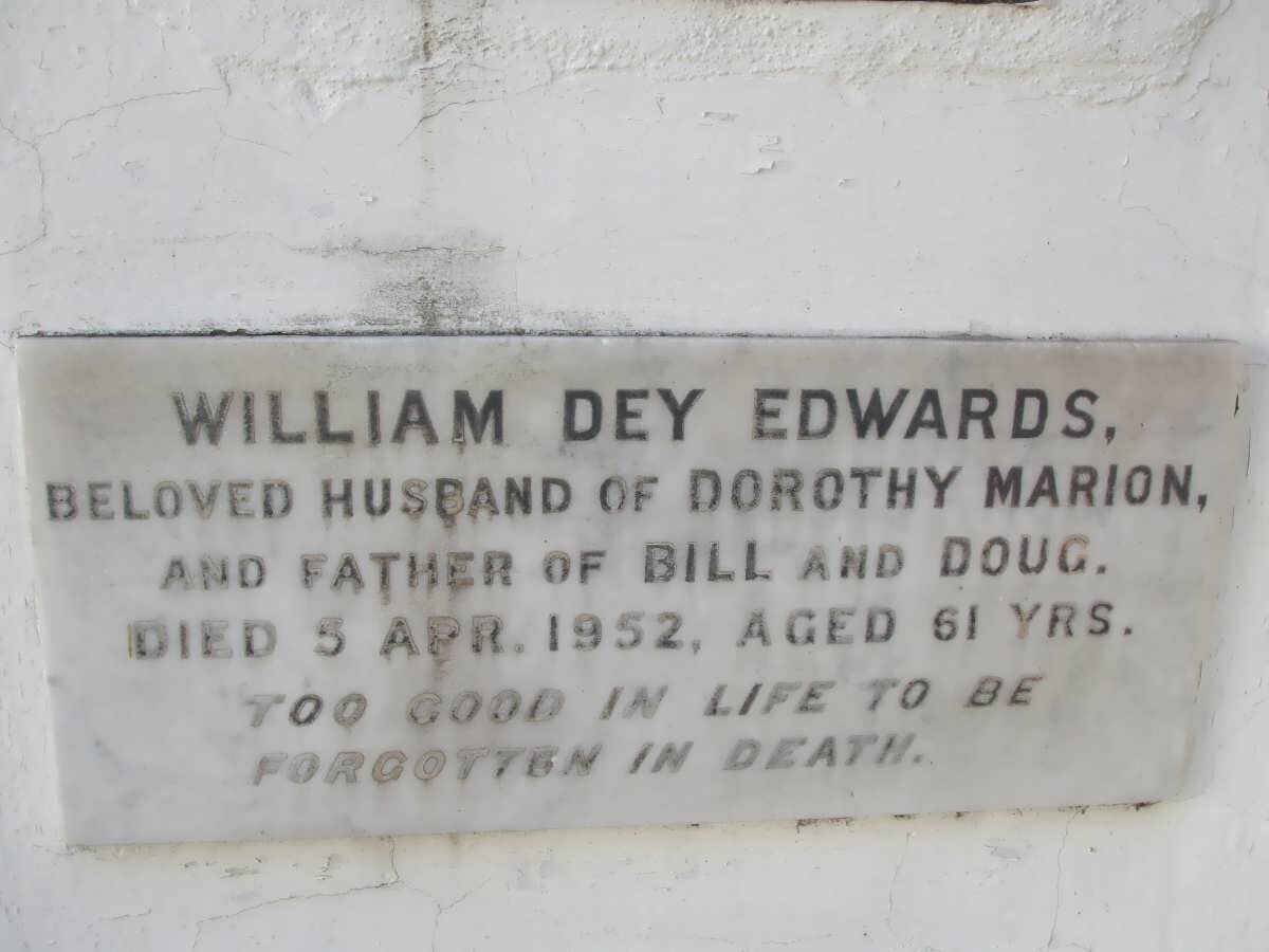 EDWARDS William Dey -1952