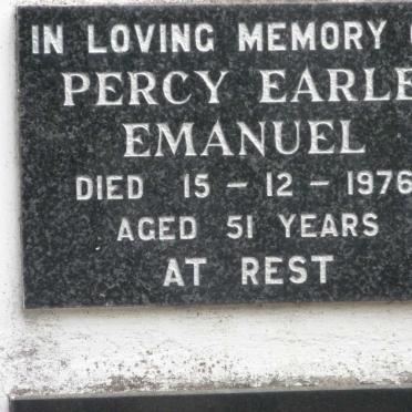 EMANUEL Percy Earle -1976