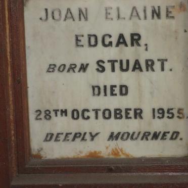 EDGAR Joan Elaine nee STUART -1955