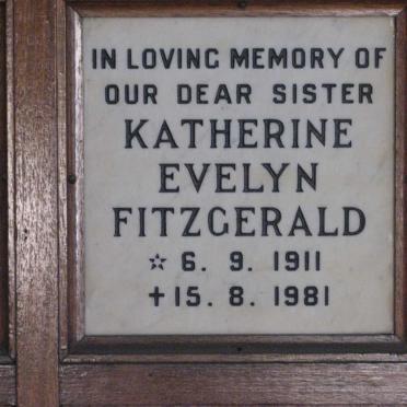 FITZGERALD Katherine Evelyn 1911-1981