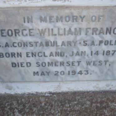 FRANCIS George William 1879-1943