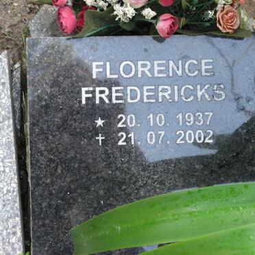 FREDERICKS Florence 1937-2002