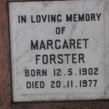 FORSTER Margaret 1902-1977