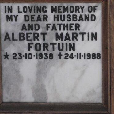 FORTUIN Albert Martin 1938-1988