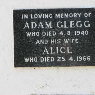 GLEGG Adam -1940 &amp; Alice -1966
