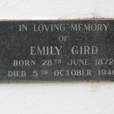 GIRD Emily 1872-1946