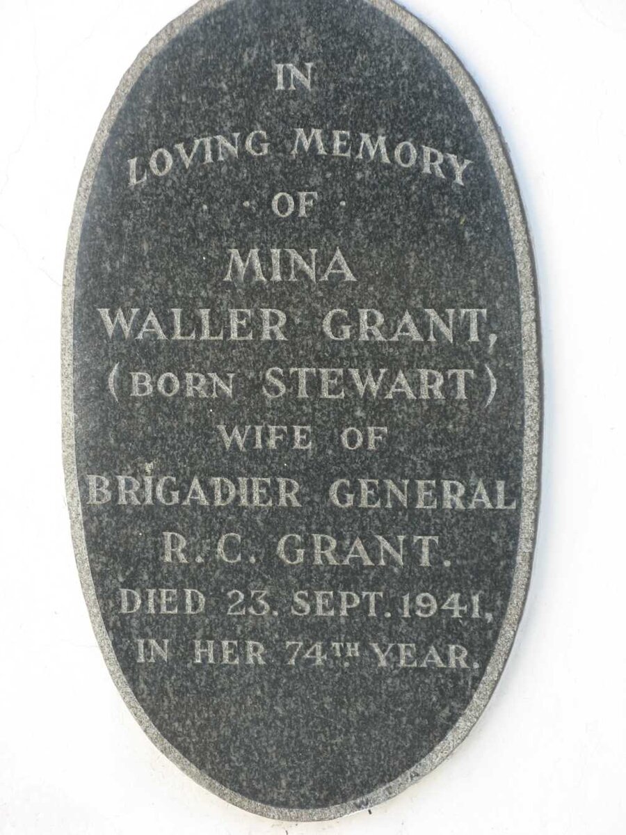 GRANT Mina Waller nee STEWART -1941